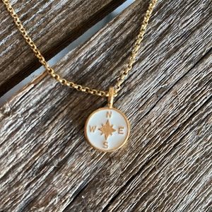 Dogeared Compass Charm